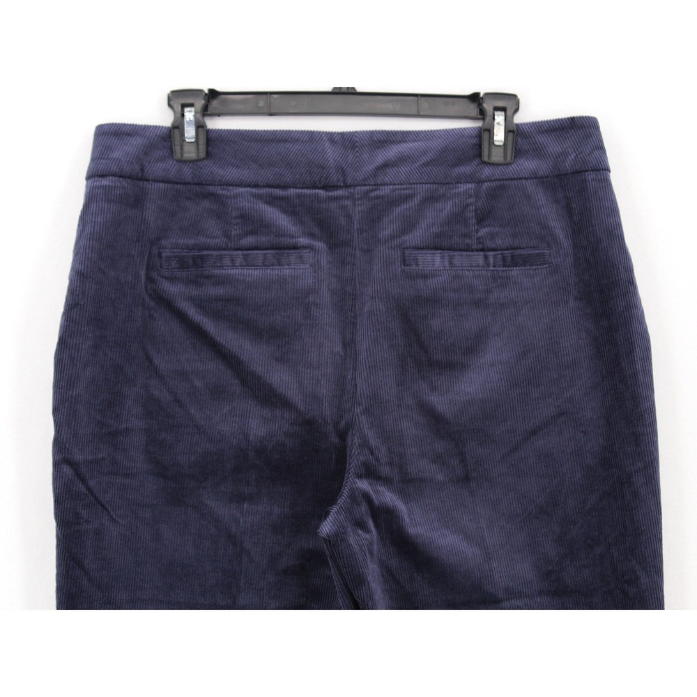 Boden Corduroy Tapered Trousers Fine Wale Stretch Pants Size 10 Navy Blue R0169 - Picture 5 of 11